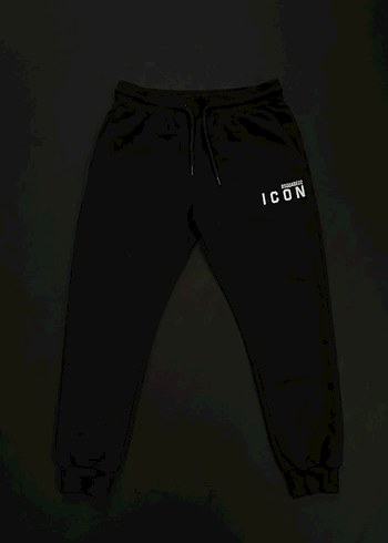 DSquared2 Siyah İkonlu Rahat Esofman Alti