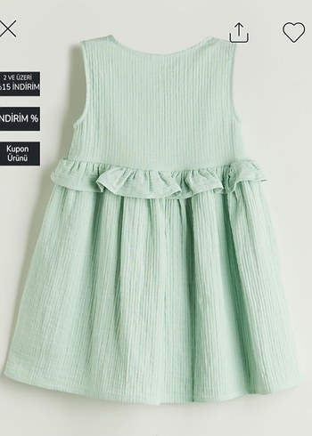 lcw kız çocuk müslin elbise - Görsel 5