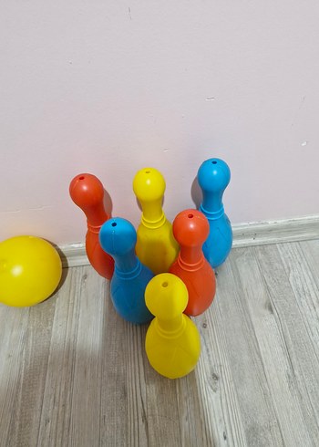 Renkli Plastik Bowling Seti - Görsel 2