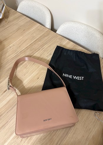 Nine West Pudra Pembe Minimal Omuz Cantasi
