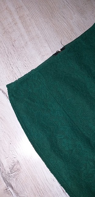 s Beden yeşil Renk dantel etek