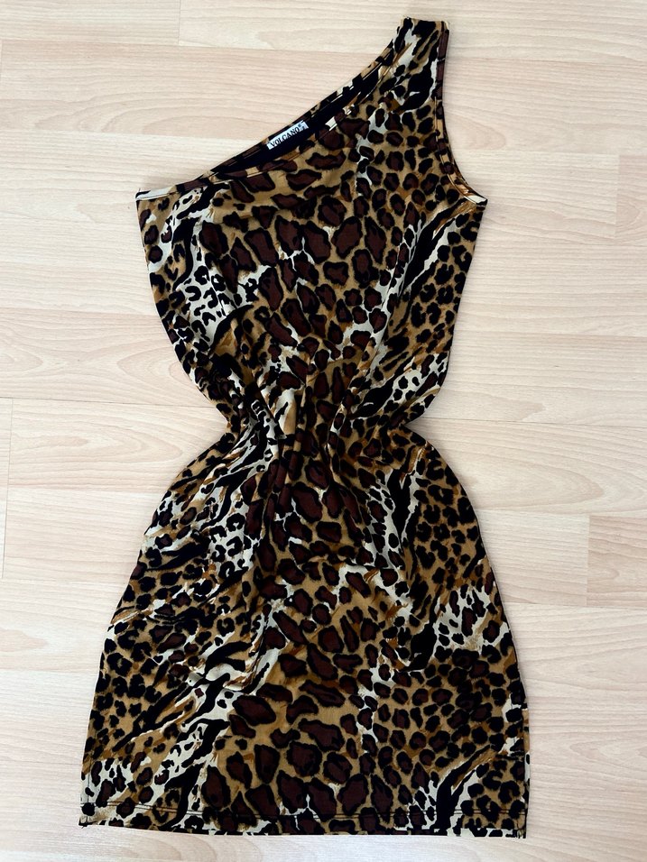 Leopar elbise - Görsel 2