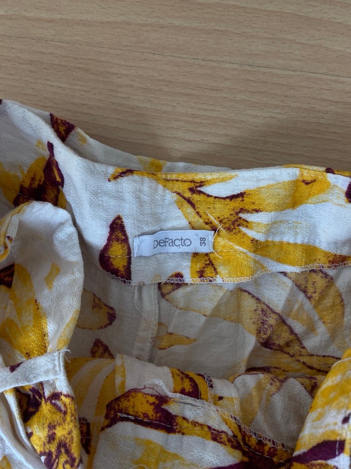 Keten şort - Görsel 2