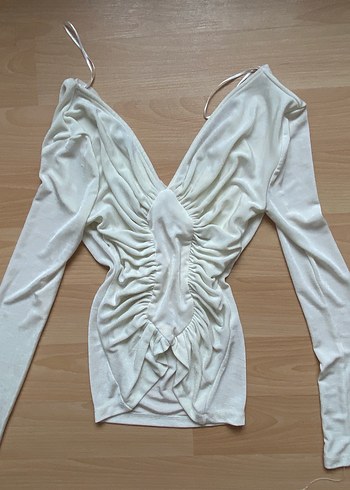 Sırt dekolteli bluz - Görsel 2