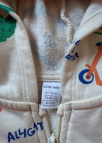 Kapüşonlu Erkek Çocuk Baskılı Fermuarlı Sweatshirt - Görsel 3