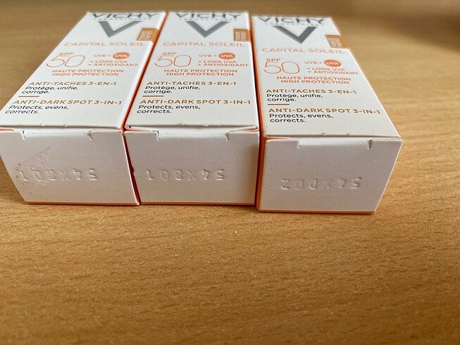 VICHY Vichy capital soleil tinted spf50 güneş kremi 3mL