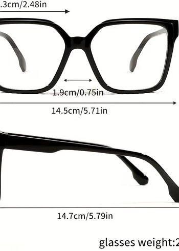 Vintage Leopar Kare Gözlük - Görsel 6