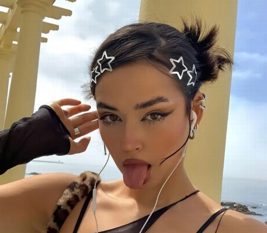 Trendy Y2K ÇITÇITLI YILDIZ TOKA SETİ - Görsel 2