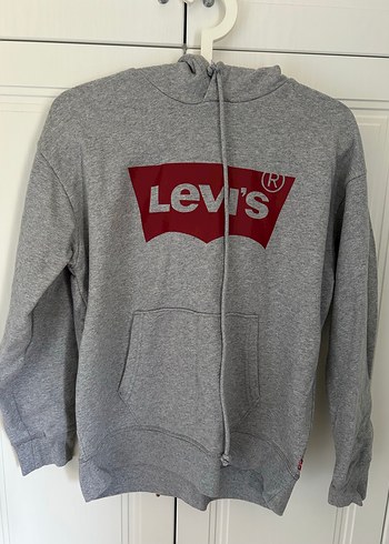 Levis Levi S Gri Melanj Kapusonlu Sweatshirt