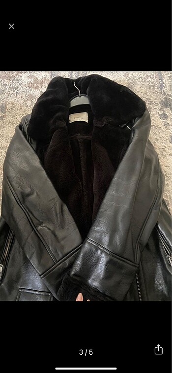 m Beden Stradivarius Biker Ceket