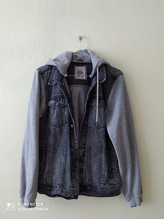 Pullandbear kapşonlu kot ceket