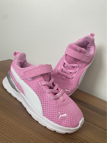 27 Beden pembe Renk Puma anzarun kız çocuk spor ayakkabı