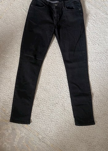 Koton Siyah Dar Kesim Jean Pantolon