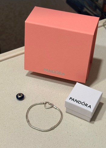 Pandora Orijinal Pandora Gumus Kalpli Zincir Bileklik