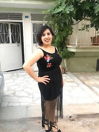 Topshop Askılı elbise