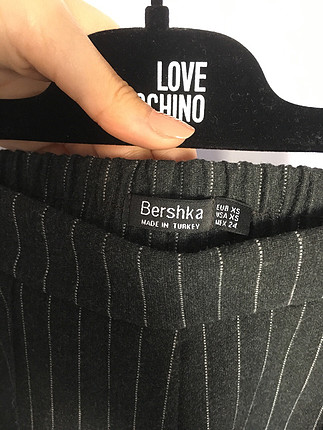 xs Beden gri Renk Bershka pantolon