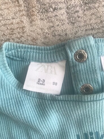 Zara 2-3 yaş fitilli tişört 3lü set - Görsel 5