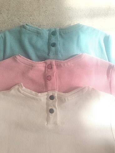 Zara 2-3 yaş fitilli tişört 3lü set - Görsel 8