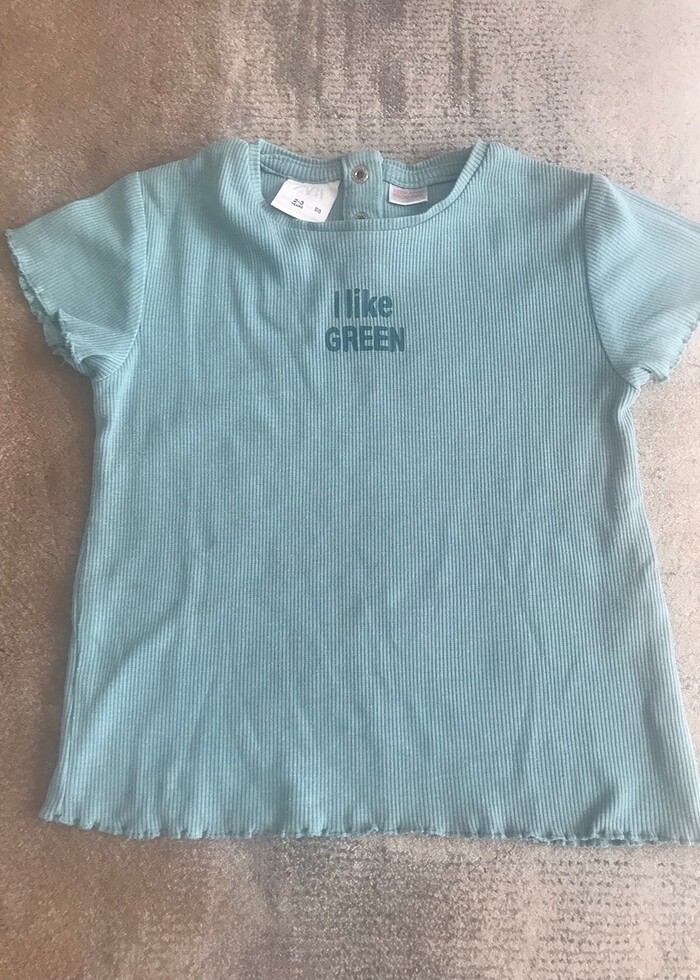 Zara 2-3 yaş fitilli tişört 3lü set - Görsel 4