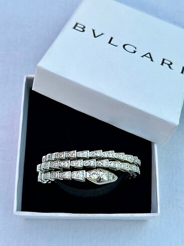 BVLGARI SERPENTI full taşlı çelik bileklik ????