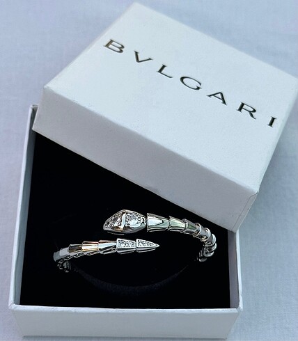BVLGARI SERPENTI taşlı çelik bileklik ????
