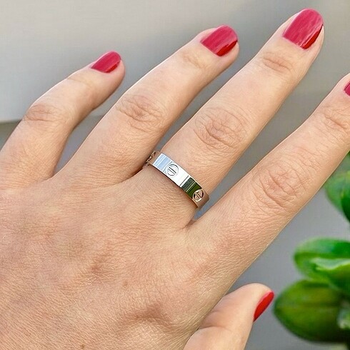 CARTIER LOVE silver yüzük