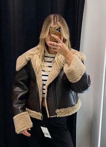 Zara Biker Ceket/Mont