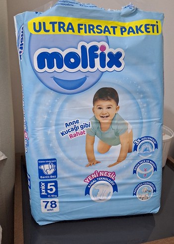 Molfix Molfix Junior 5 Numara 78 Adet Bebek Bezi