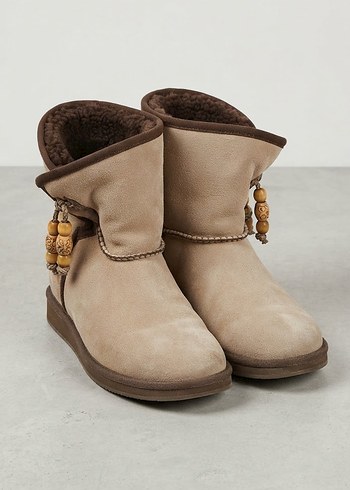 Clarks Bohem Siklikta Gri Suet Botlar