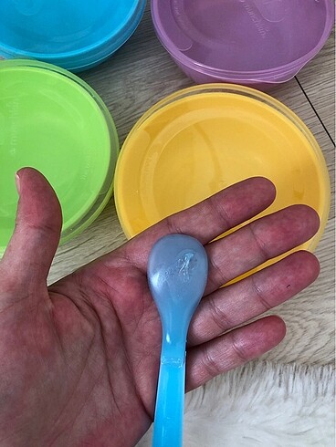 Beden çeşitli Renk Munchkin kaşık tabak takım