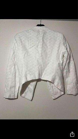 s Beden Mango beyaz blazer ceket