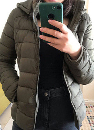 34 Beden yeşil Renk Koton mont