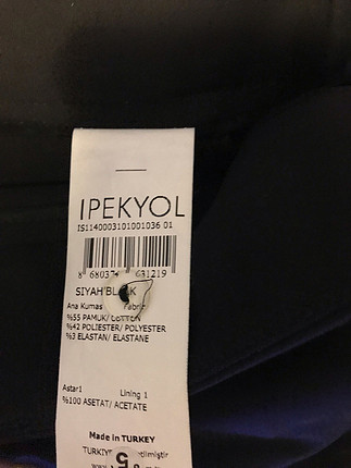 ipekyol Siyah capri pantolon