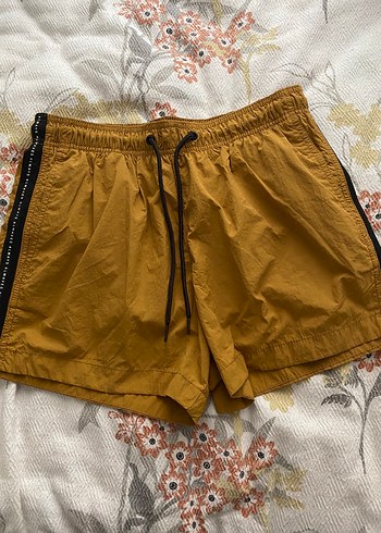 H&M Hardal Sarisi Erkek Sort Beden S