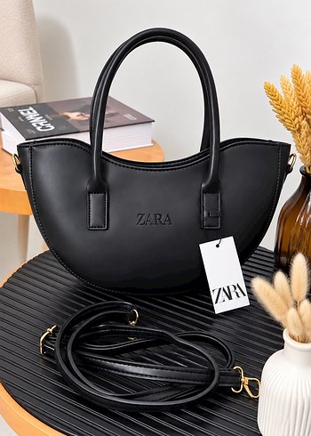 Zara Siyah Minimalist Canta