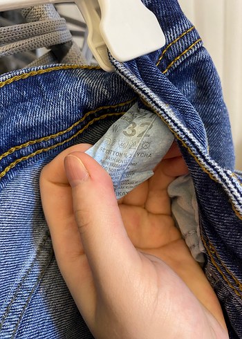 Erkek Mavi Denim Kot Pantolon - Görsel 3