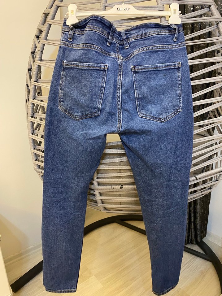 Erkek Mavi Denim Kot Pantolon - Görsel 2