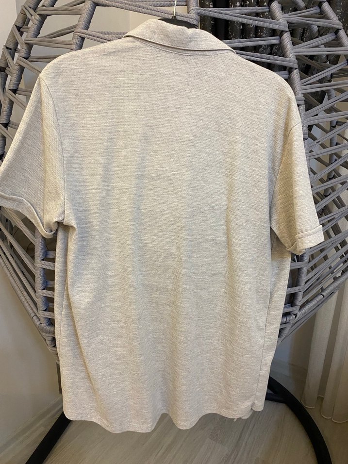 Gri Erkek Kısa Kollu Gömlek - Görsel 3