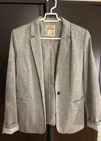 Pull and Bear Sikligin Ve Rahatligin Bulustugu Gri Blazer