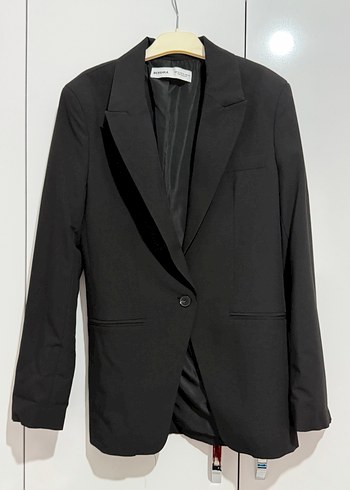 Bershka Siyah Blazer Ceket
