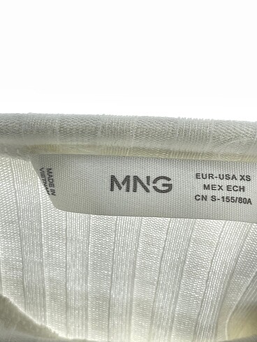 xs Beden beyaz Renk Mango Bluz %70 İndirimli.