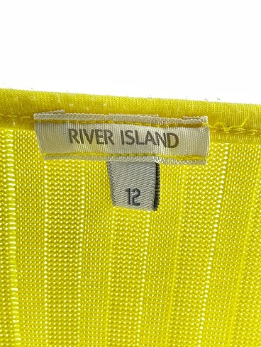 40 Beden sarı Renk River Island Bluz %70 İndirimli.