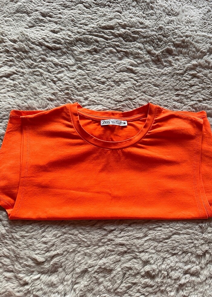 Turuncu kısa body - Görsel 3