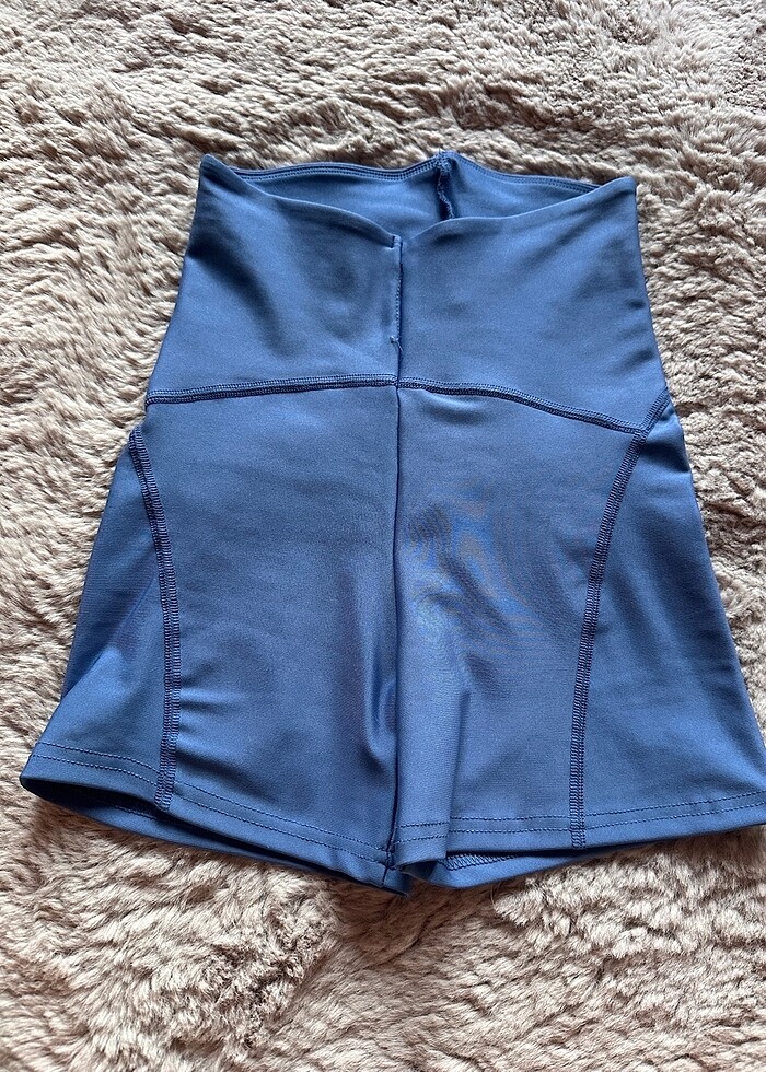 Kısa mavi tayt - Görsel 2