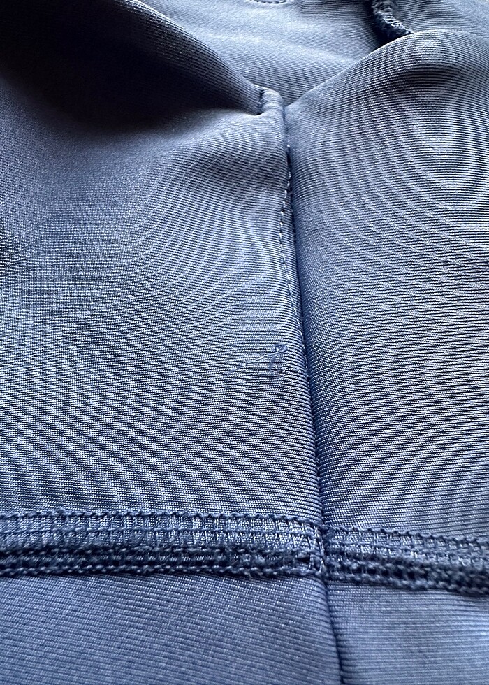 Kısa mavi tayt - Görsel 4