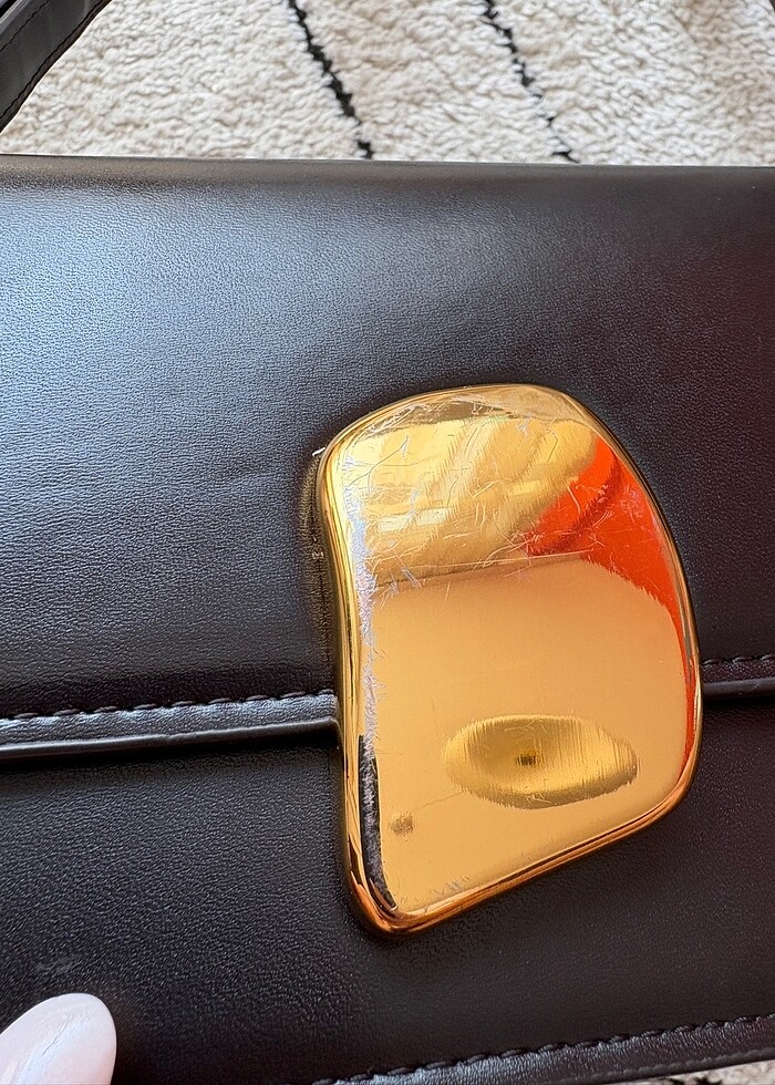 Acı kahve kol çantası - Görsel 4