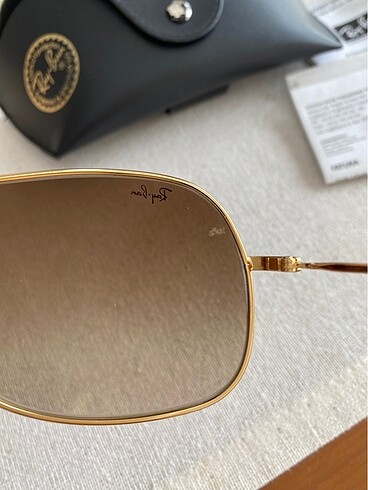  Beden altın Renk Ray Ban Güneş Gözlüğü