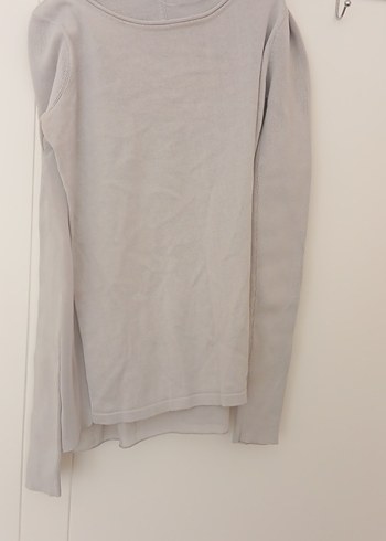 Armani Minimal Gri Uzun Kollu Ust