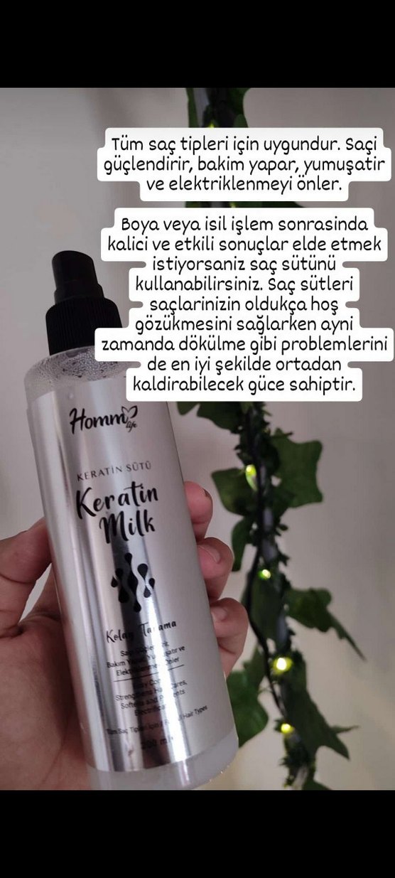Homm Keratin Milk Saç Bakım Spreyi - Görsel 4