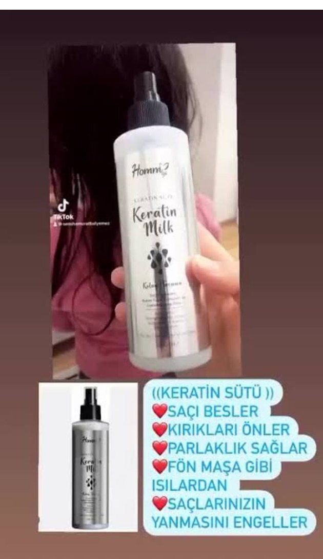 Homm Keratin Milk Saç Bakım Spreyi - Görsel 5